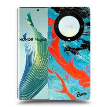Picasee ULTIMATE CASE pro Honor Magic5 Lite 5G - Blue Magma