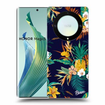 Picasee silikónový prehľadný obal pre Honor Magic5 Lite 5G - Pineapple Color