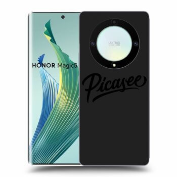 Picasee silikónový čierny obal pre Honor Magic5 Lite 5G - Picasee - black