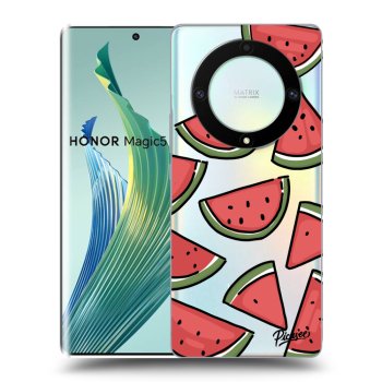Picasee silikónový prehľadný obal pre Honor Magic5 Lite 5G - Melone
