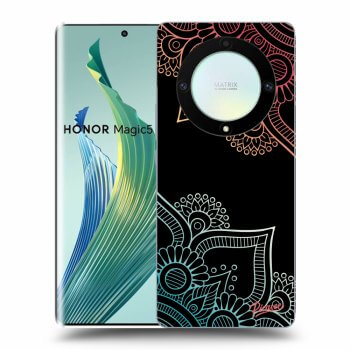 Obal pre Honor Magic5 Lite 5G - Flowers pattern