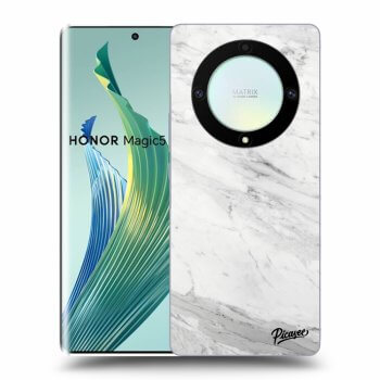 Obal pre Honor Magic5 Lite 5G - White marble