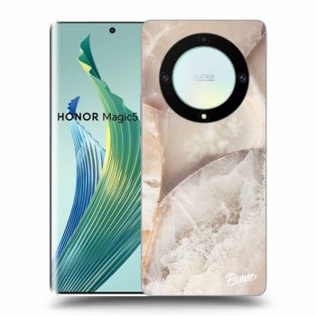 Obal pre Honor Magic5 Lite 5G - Cream marble