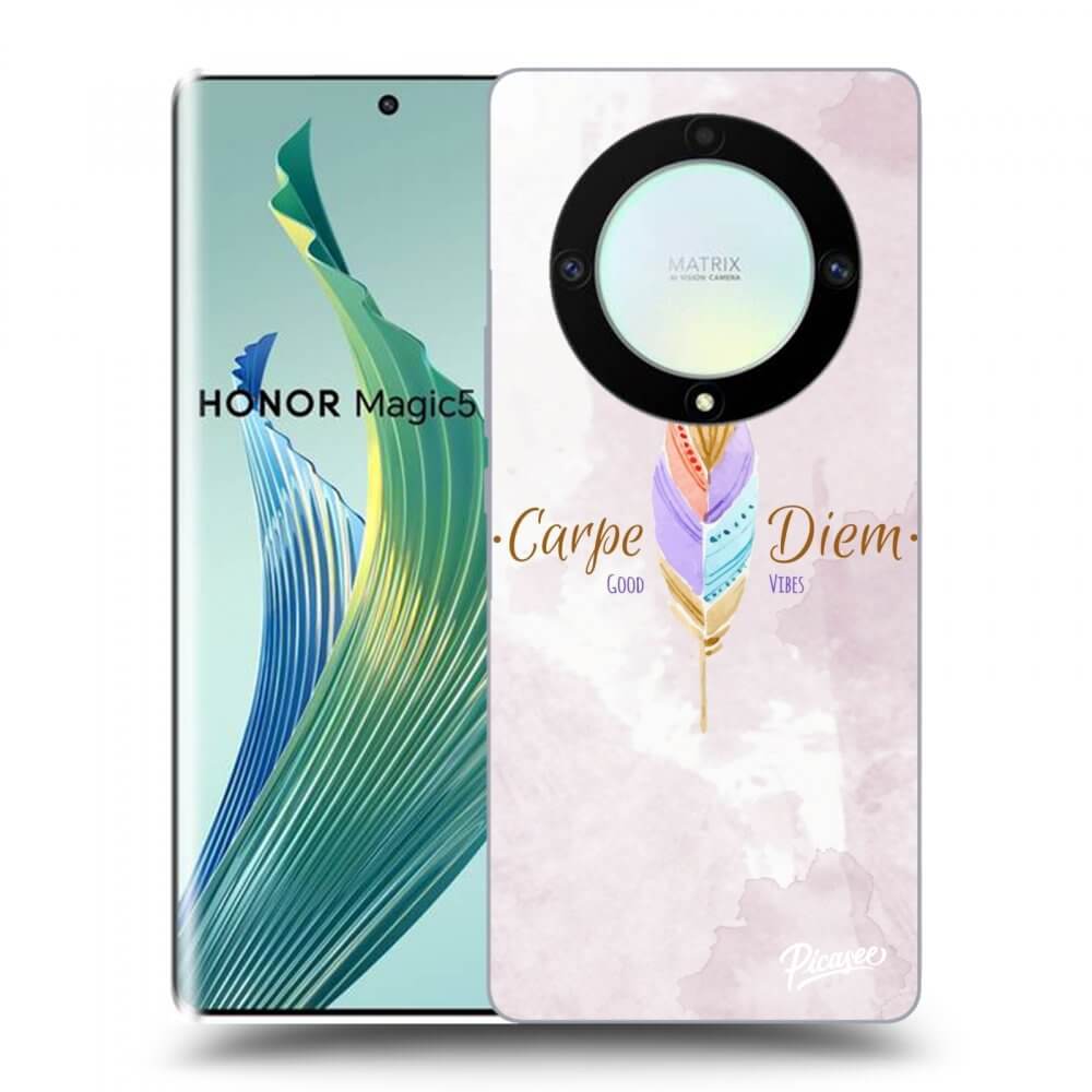 Picasee silikónový prehľadný obal pre Honor Magic5 Lite 5G - Carpe Diem