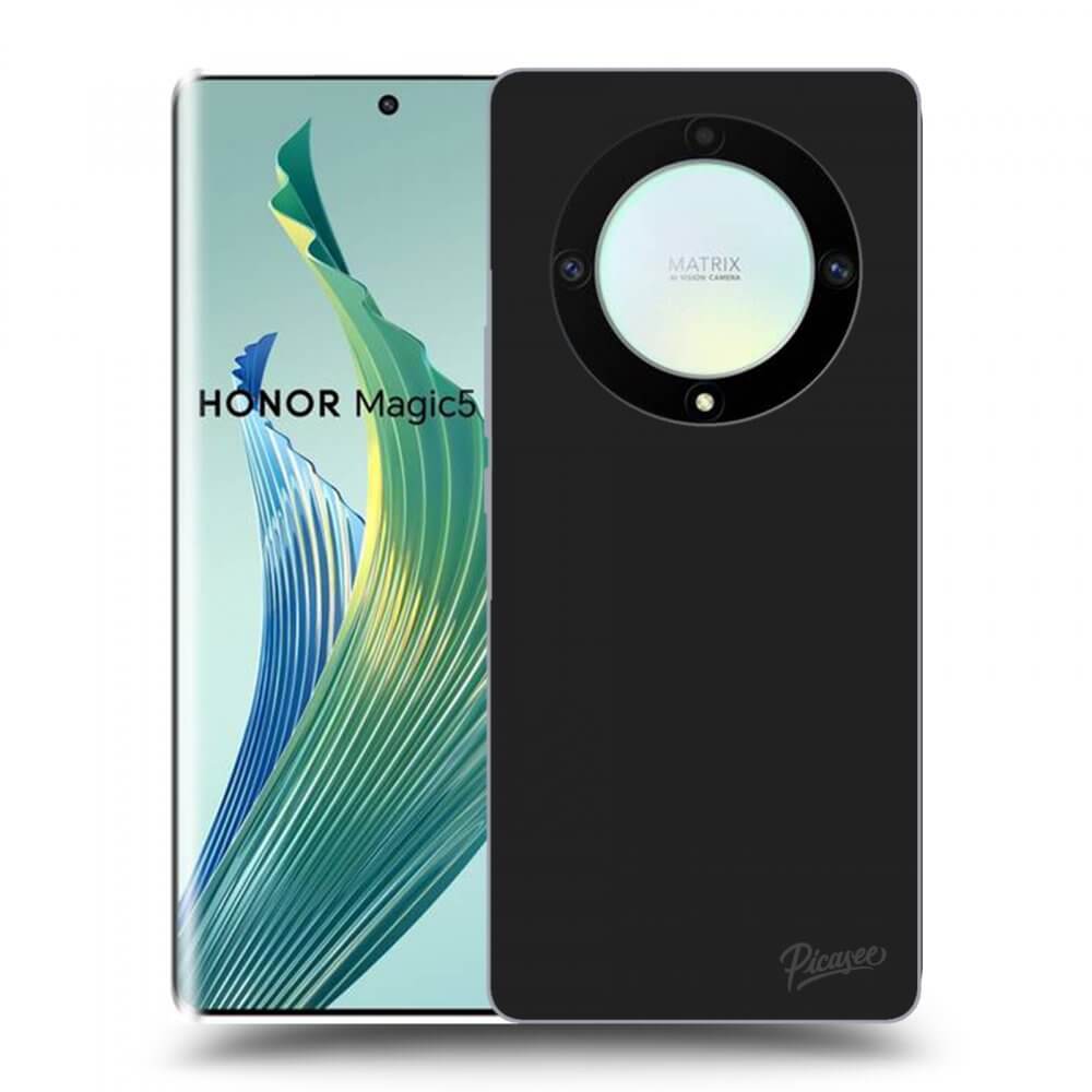 Picasee silikónový čierny obal pre Honor Magic5 Lite 5G - Clear