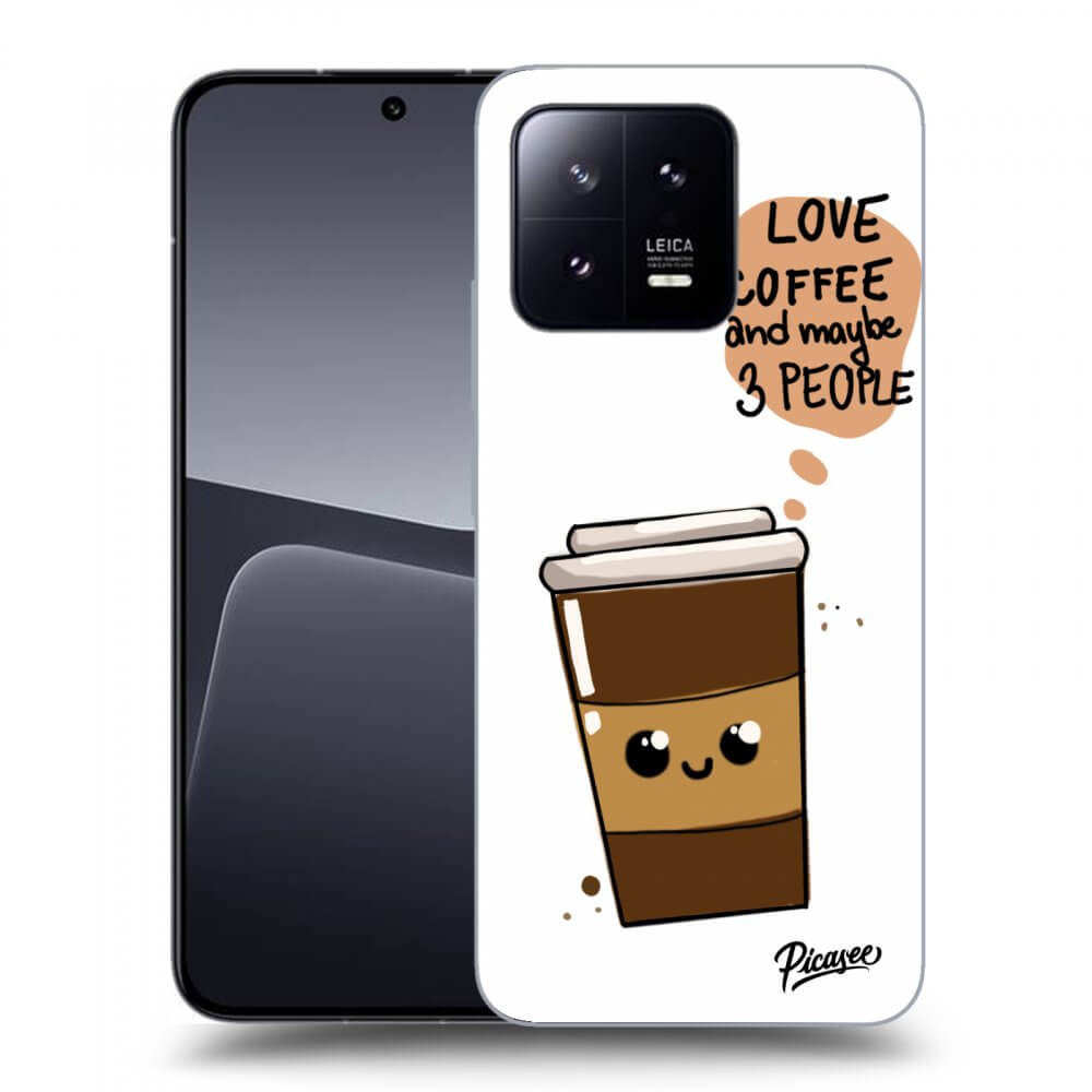 Picasee silikónový prehľadný obal pre Xiaomi 13 - Cute coffee