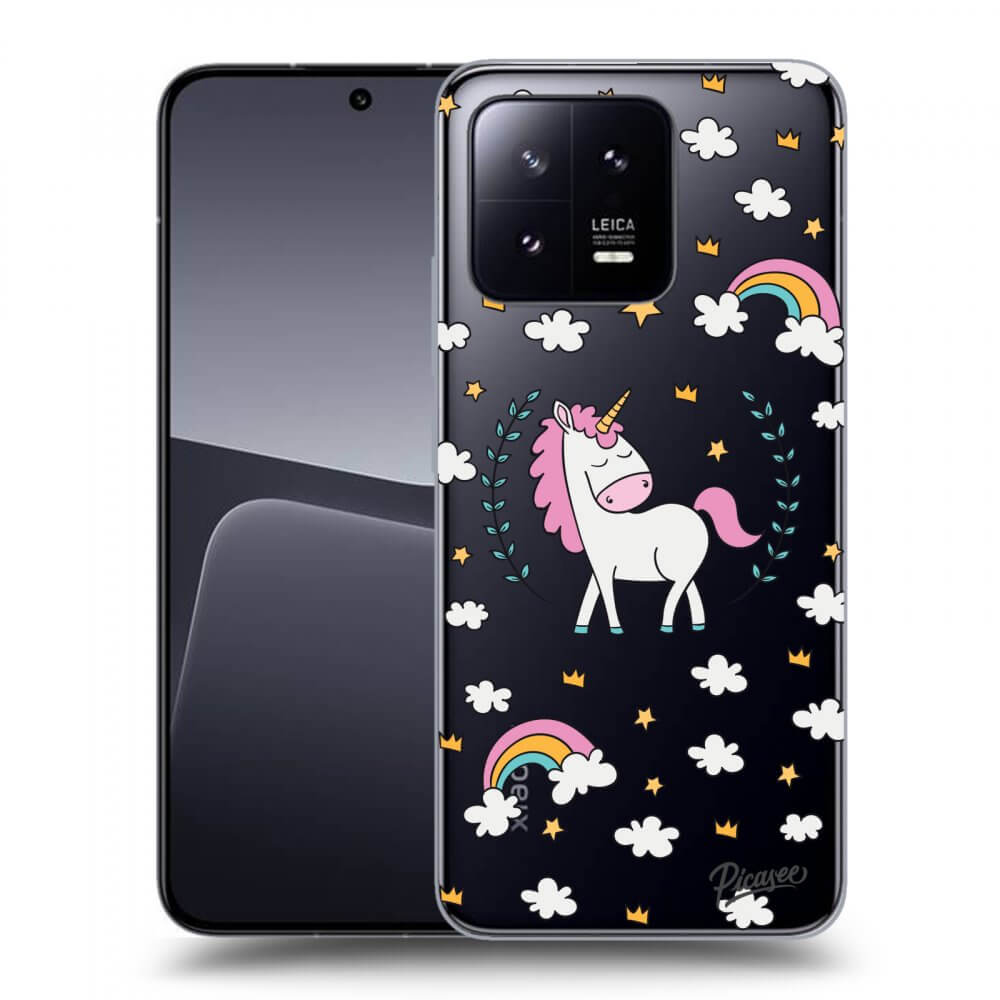 Picasee silikónový prehľadný obal pre Xiaomi 13 - Unicorn star heaven