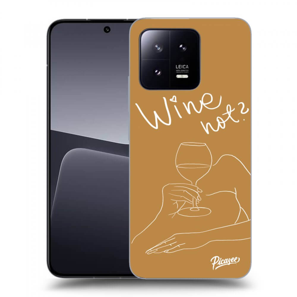 Picasee silikónový prehľadný obal pre Xiaomi 13 Pro - Wine not