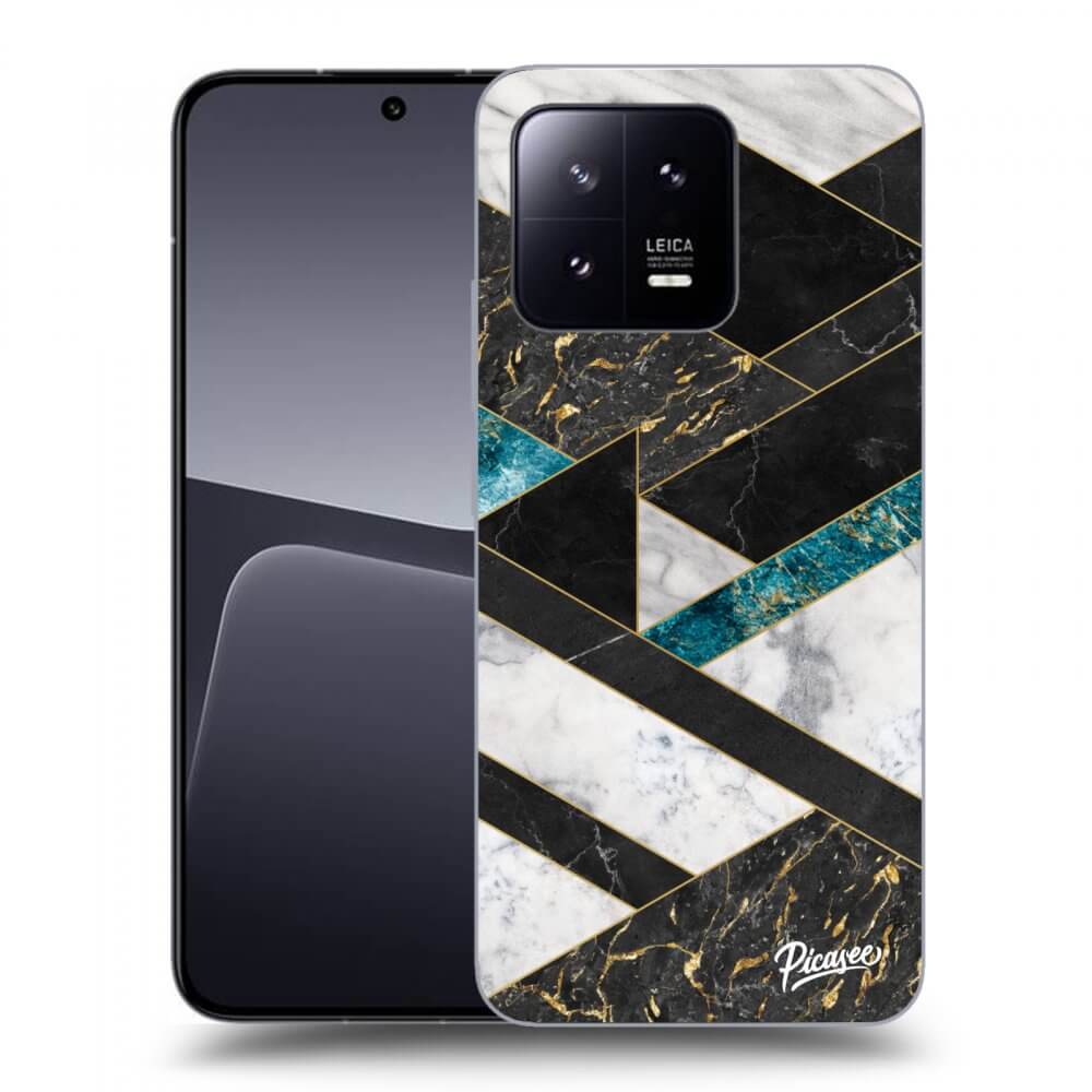 Picasee silikónový prehľadný obal pre Xiaomi 13 Pro - Dark geometry
