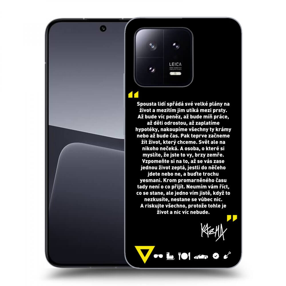 Picasee ULTIMATE CASE pro Xiaomi 13 Pro - Kazma - BUĎTE TROCHU YESMANI