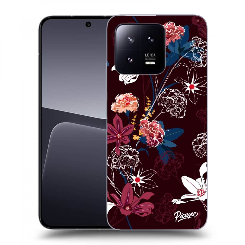 Picasee silikónový prehľadný obal pre Xiaomi 13 Pro - Dark Meadow
