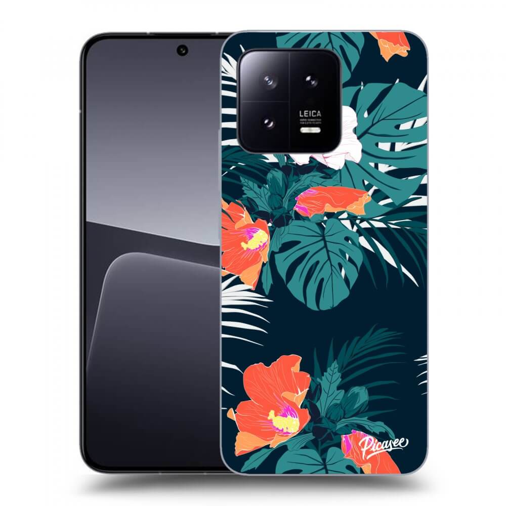 Picasee silikónový prehľadný obal pre Xiaomi 13 Pro - Monstera Color