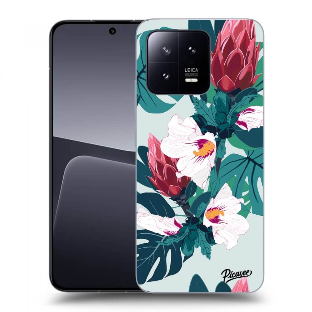 Picasee silikónový čierny obal pre Xiaomi 13 Pro - Rhododendron