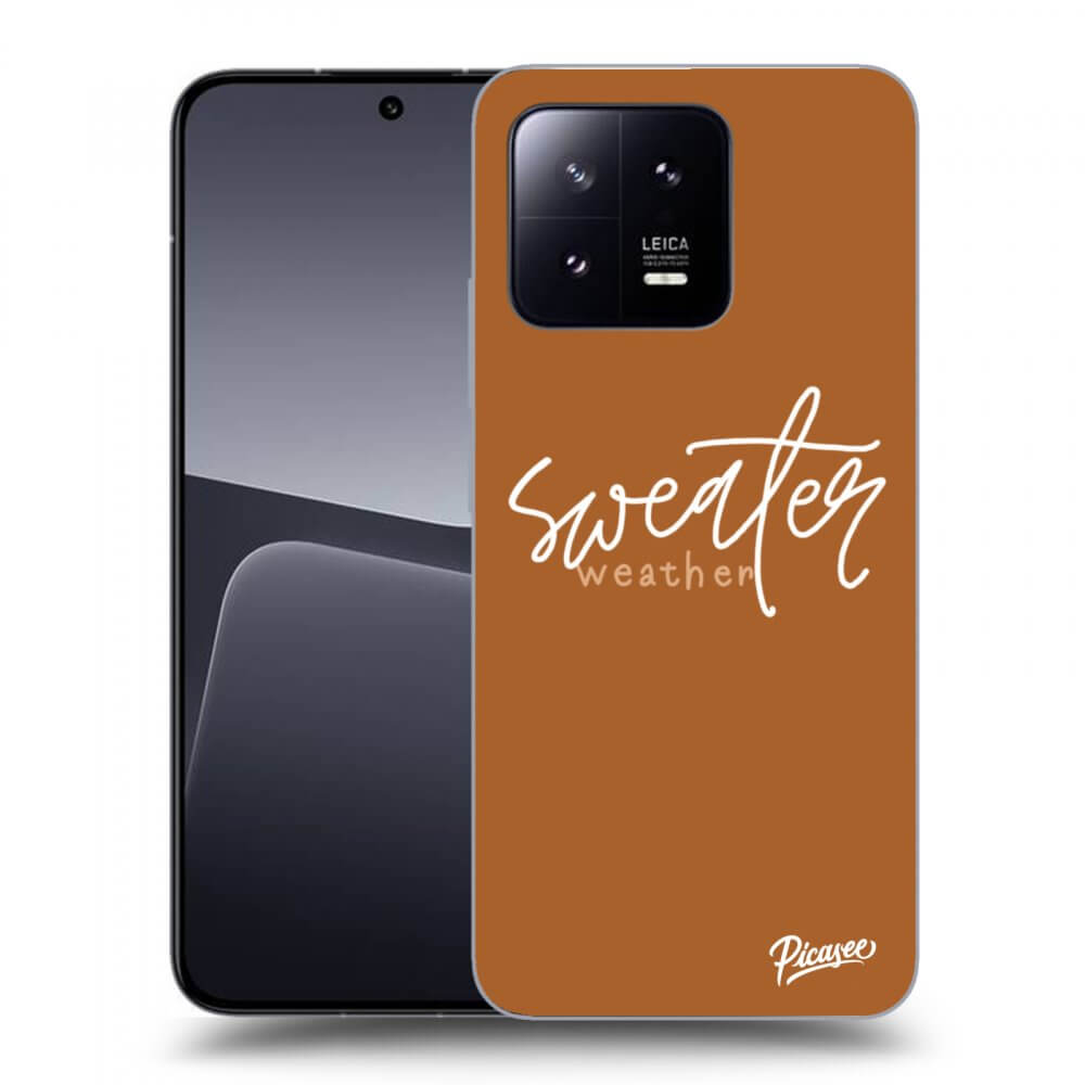 Picasee silikónový čierny obal pre Xiaomi 13 Pro - Sweater weather