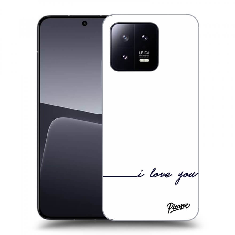 Picasee silikónový prehľadný obal pre Xiaomi 13 Pro - Milujem ťa