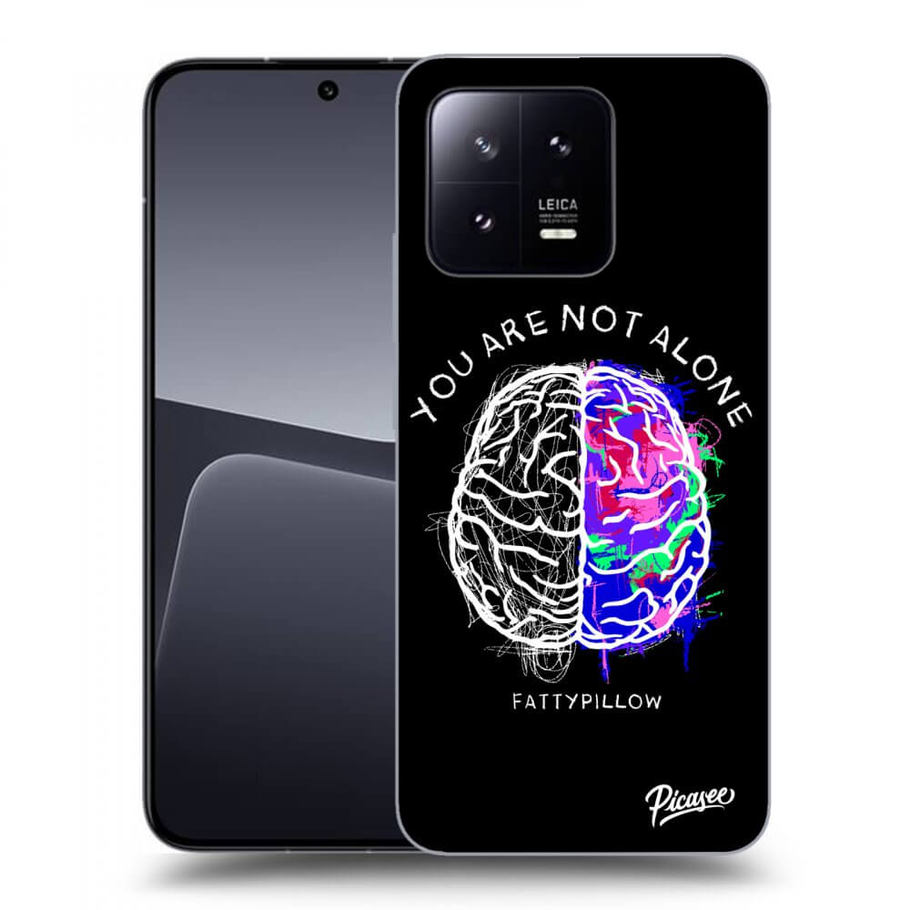 Picasee silikónový prehľadný obal pre Xiaomi 13 Pro - Brain - White