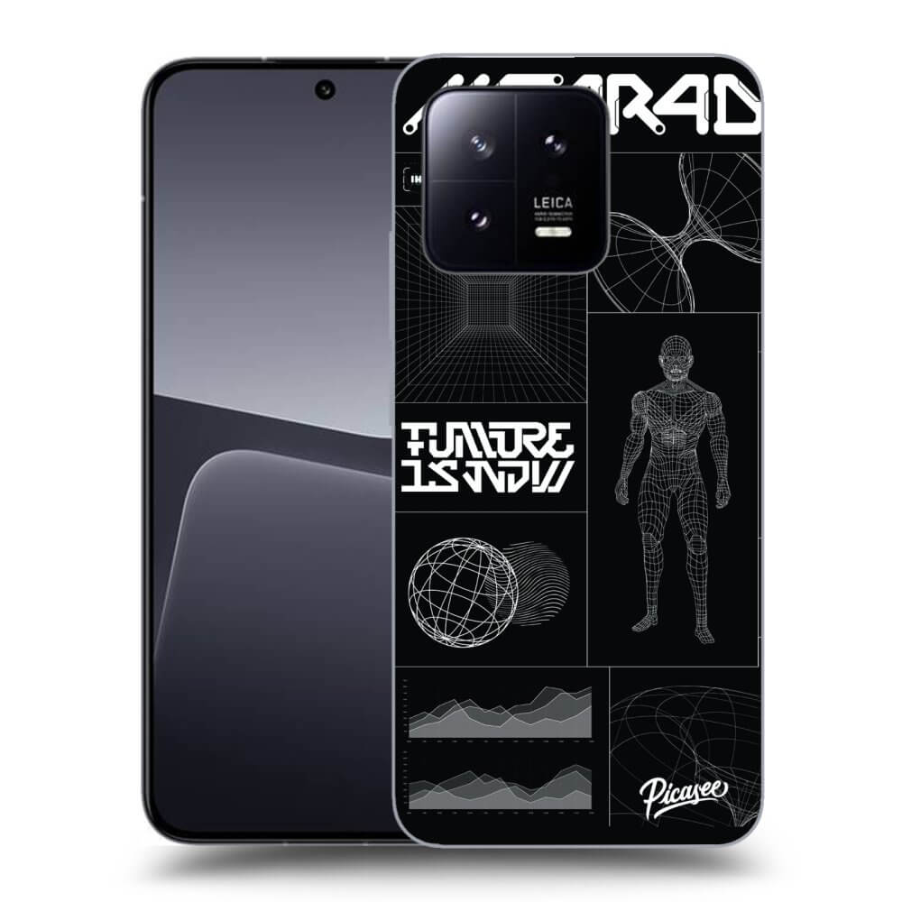 Picasee silikónový prehľadný obal pre Xiaomi 13 Pro - BLACK BODY