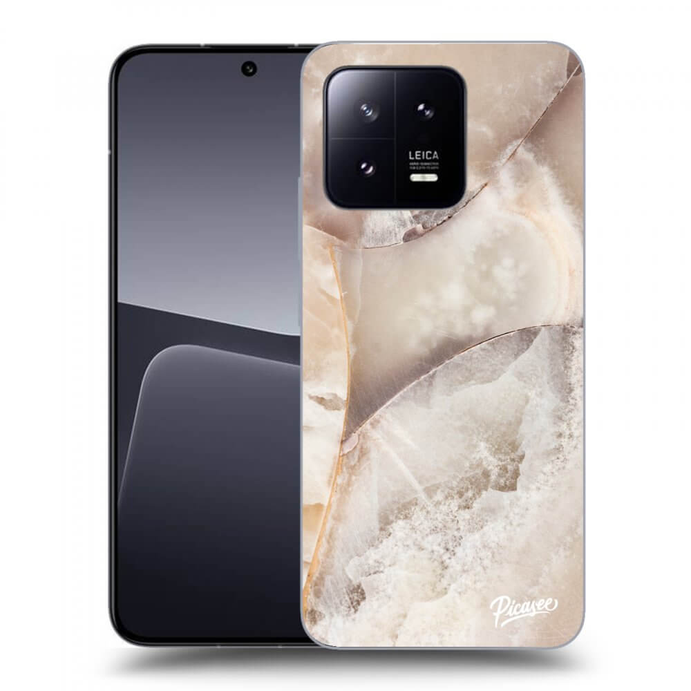 Picasee silikónový prehľadný obal pre Xiaomi 13 Pro - Cream marble
