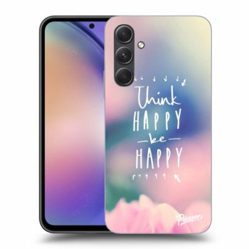 Obal pre Samsung Galaxy A54 5G - Think happy be happy