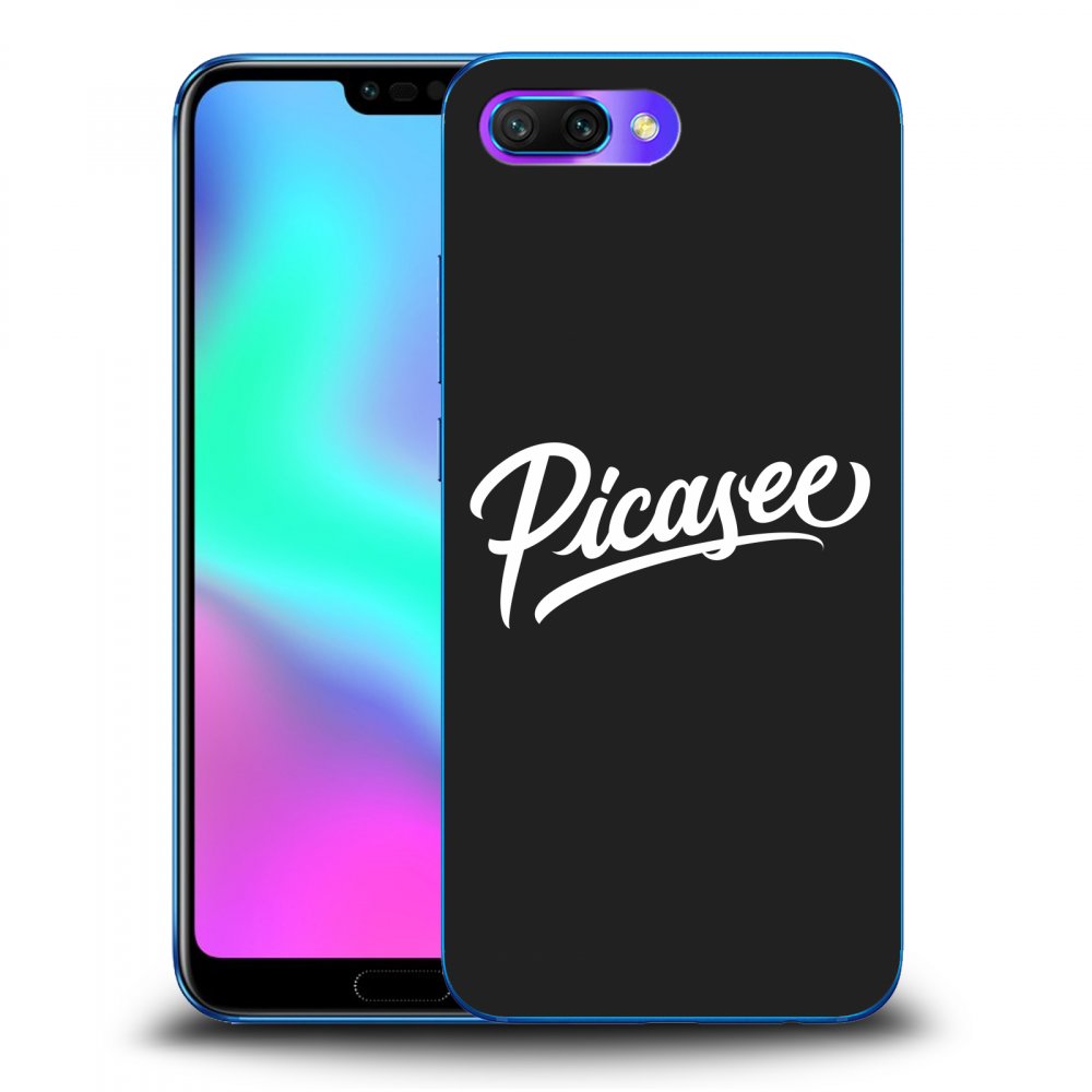 Picasee silikónový čierny obal pre Honor 10 - Picasee - White