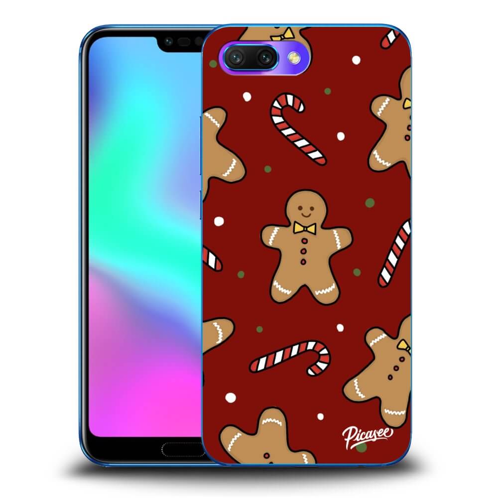 Picasee silikónový prehľadný obal pre Honor 10 - Gingerbread 2