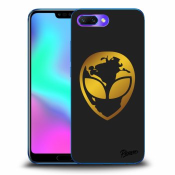 Obal pre Honor 10 - EARTH - Gold Alien 3.0