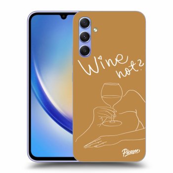Picasee ULTIMATE CASE pro Samsung Galaxy A34 5G A346B - Wine not