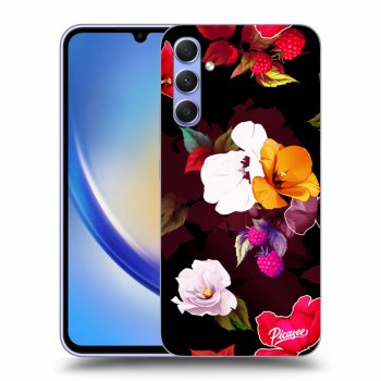 Picasee ULTIMATE CASE pro Samsung Galaxy A34 5G A346B - Flowers and Berries