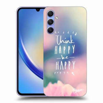 Picasee ULTIMATE CASE pro Samsung Galaxy A34 5G A346B - Think happy be happy
