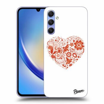 Picasee ULTIMATE CASE pro Samsung Galaxy A34 5G A346B - Big heart