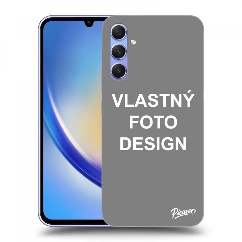 Picasee silikónový prehľadný obal pre Samsung Galaxy A34 5G A346B - Vlastný fotka/motiv