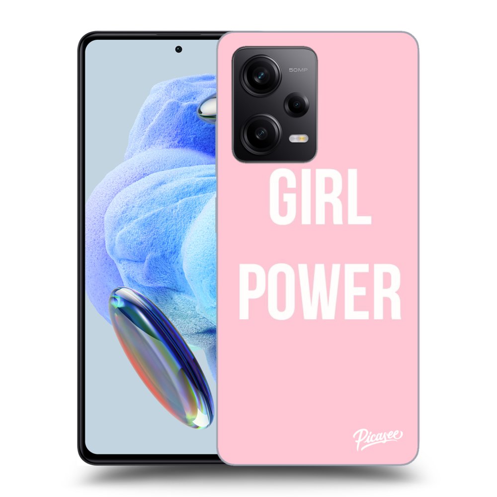 Silikónový čierny Obal Pre Xiaomi Redmi Note 12 5G - Girl Power