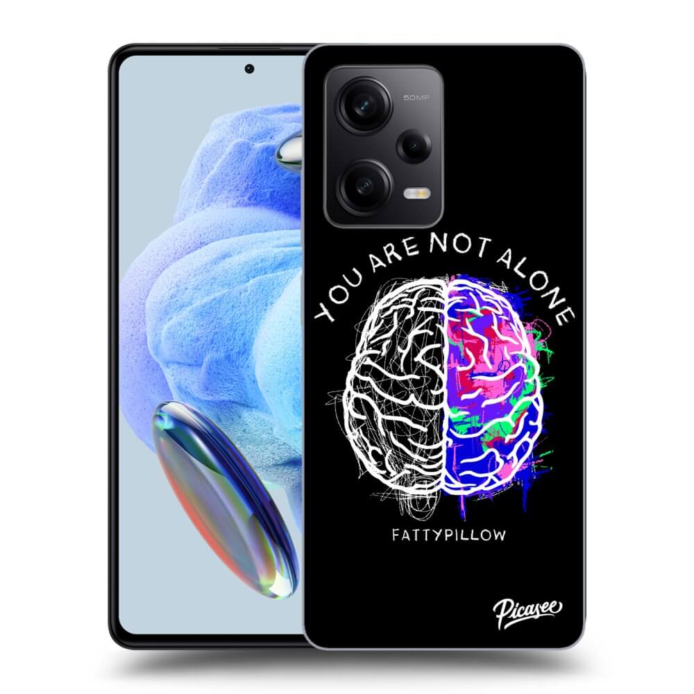Picasee ULTIMATE CASE pro Xiaomi Redmi Note 12 5G - Brain - White