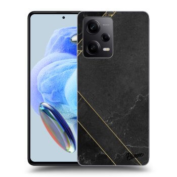 Obal pre Xiaomi Redmi Note 12 5G - Black tile