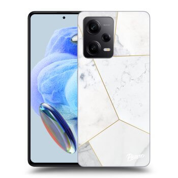 Obal pre Xiaomi Redmi Note 12 5G - White tile