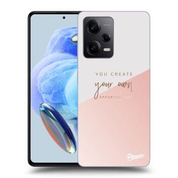 Picasee silikónový čierny obal pre Xiaomi Redmi Note 12 5G - You create your own opportunities