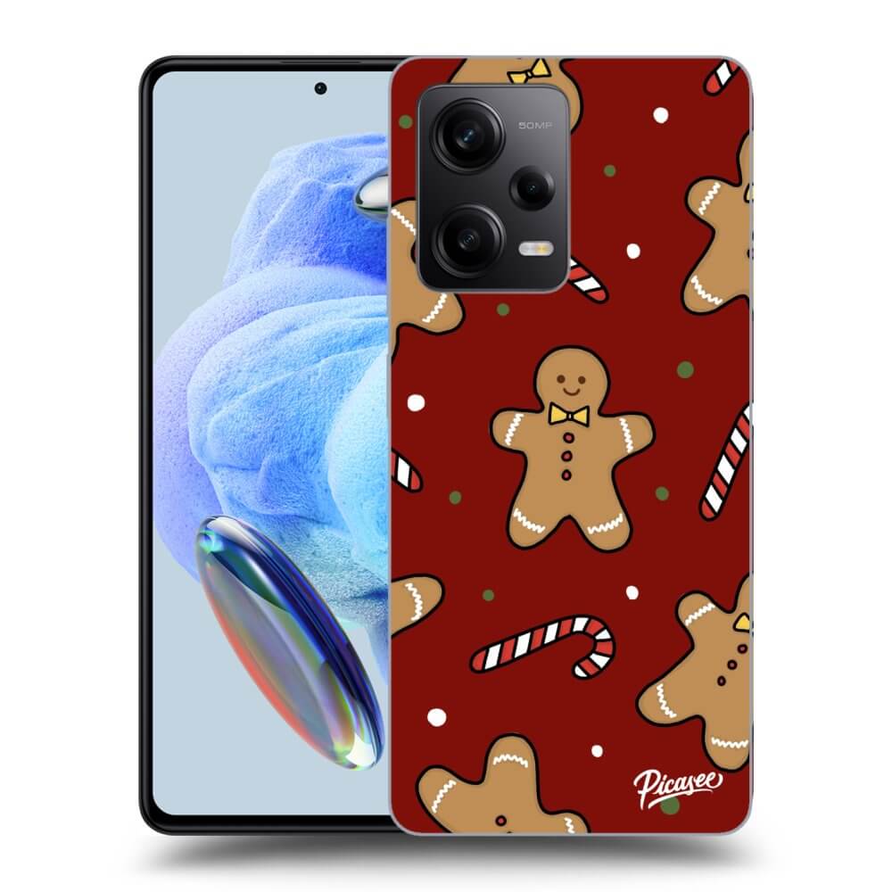 Picasee silikónový čierny obal pre Xiaomi Redmi Note 12 Pro 5G - Gingerbread 2