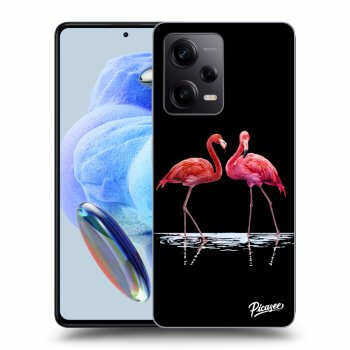 Obal pre Xiaomi Redmi Note 12 Pro 5G - Flamingos couple