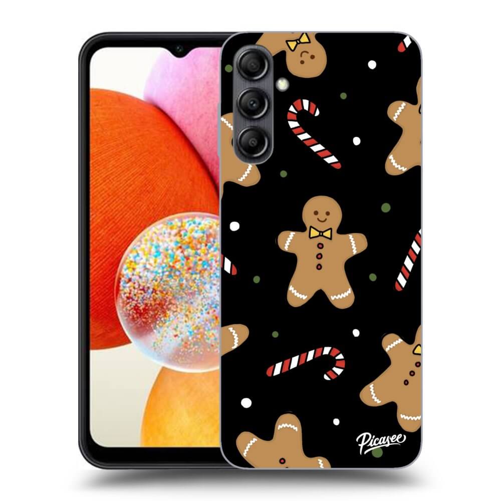 Picasee silikónový čierny obal pre Samsung Galaxy A14 4G A145R - Gingerbread