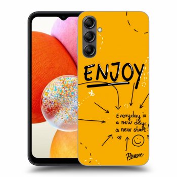 Picasee silikónový čierny obal pre Samsung Galaxy A14 4G A145R - Enjoy