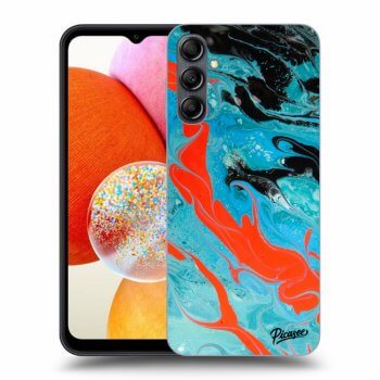 Picasee ULTIMATE CASE pro Samsung Galaxy A14 4G A145R - Blue Magma