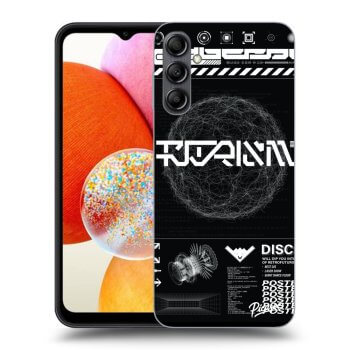 Picasee silikónový prehľadný obal pre Samsung Galaxy A14 5G A146P - BLACK DISCO