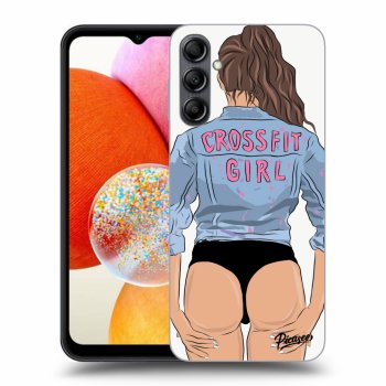 Obal pre Samsung Galaxy A14 5G A146P - Crossfit girl - nickynellow