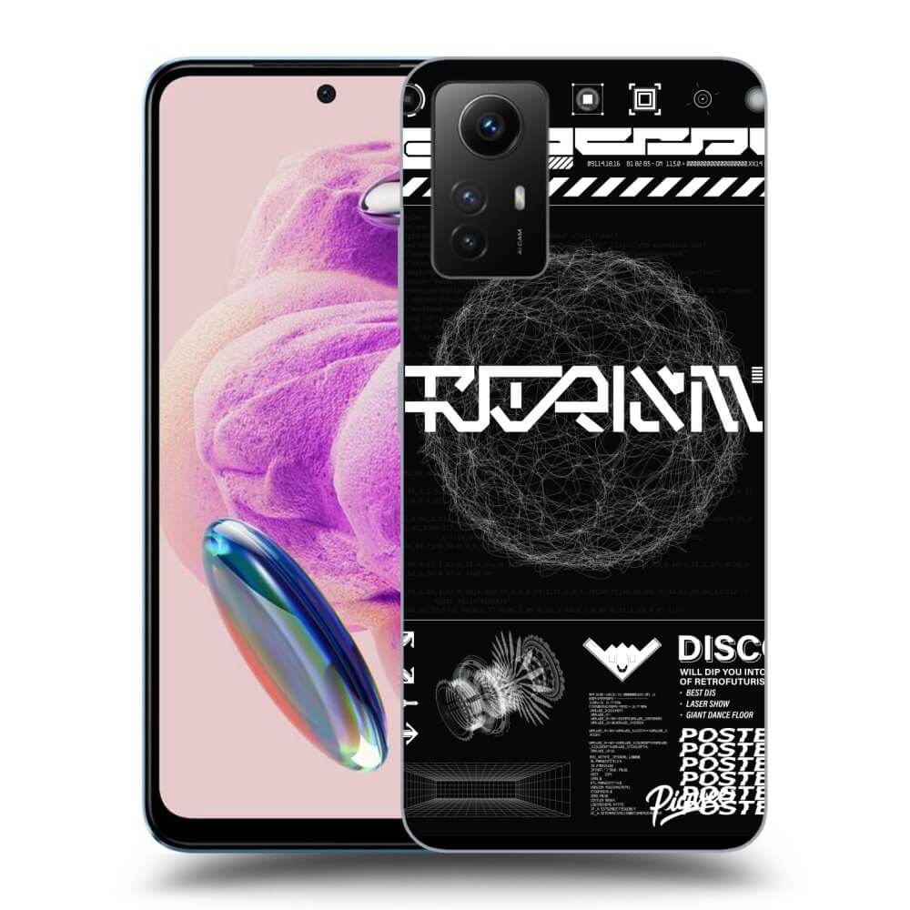 Picasee silikónový prehľadný obal pre Xiaomi Redmi Note 12S - BLACK DISCO