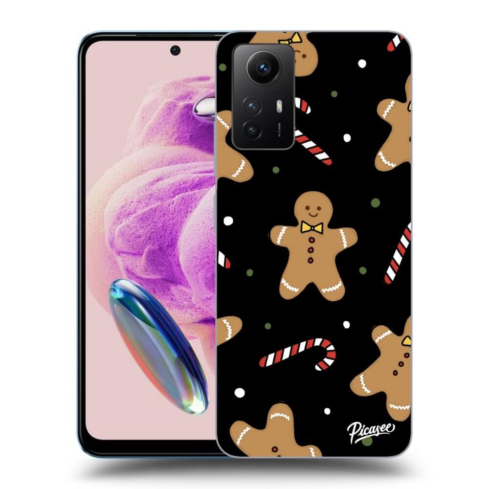 Picasee silikónový čierny obal pre Xiaomi Redmi Note 12S - Gingerbread