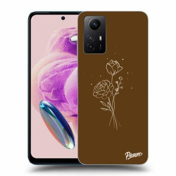 Picasee ULTIMATE CASE pro Xiaomi Redmi Note 12S - Brown flowers