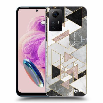 Picasee silikónový prehľadný obal pre Xiaomi Redmi Note 12S - Light geometry