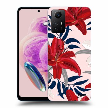 Obal pre Xiaomi Redmi Note 12S - Red Lily