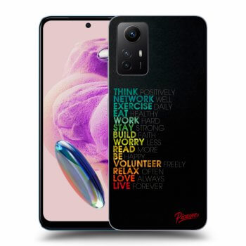 Picasee silikónový prehľadný obal pre Xiaomi Redmi Note 12S - Motto life