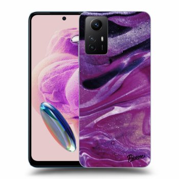 Obal pre Xiaomi Redmi Note 12S - Purple glitter